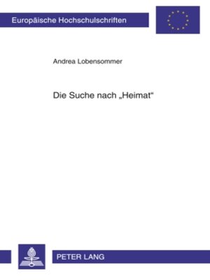 cover image of Die Suche nach «Heimat»